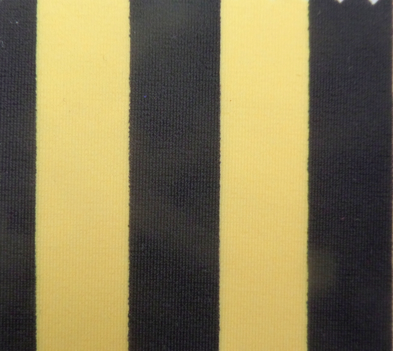 14.Maize-Black 1/2" New Stripes